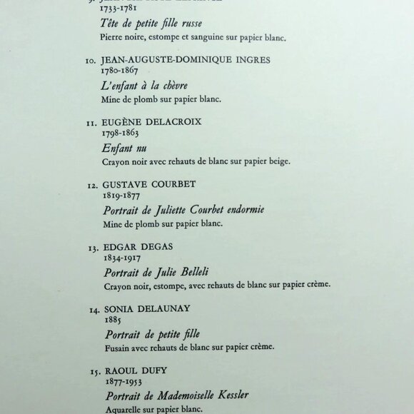 15 Visages DEnfants De Dürer À Dufy Paris 1968 Daniel Jacomet #6/750 - Picture 5 of 11